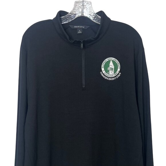 Mercer Mettle Slippery Rock University Commencement Staff 1/4 Zip Pullover XL - Picture 3 of 8